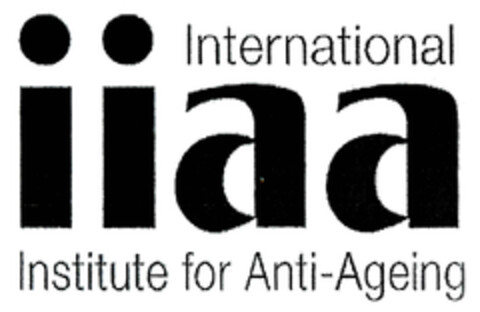 iiaa International Institute for Anti-Ageing Logo (EUIPO, 16.06.2006)