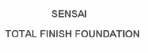 SENSAI TOTAL FINISH FOUNDATION Logo (EUIPO, 10/27/2006)