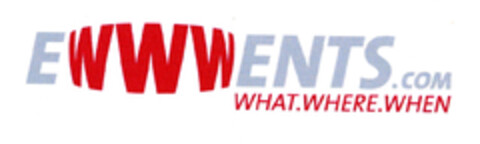 EWWWENTS.COM WHAT.WHERE.WHEN Logo (EUIPO, 06/16/2008)