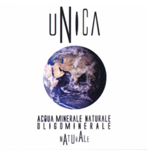 UNICA ACQUA MINERALE NAURALE OLIGOMINERALE NATURALE Logo (EUIPO, 21.07.2008)