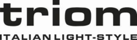 TRIOM ITALIAN LIGHT-STYLE Logo (EUIPO, 31.05.2016)