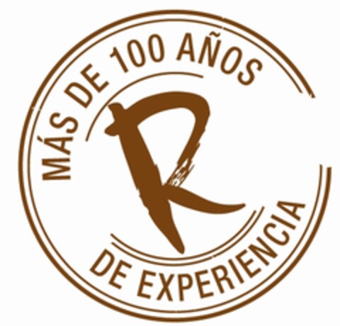 R MAS DE 100 AÑOS DE EXPERIENCIA Logo (EUIPO, 05.05.2017)