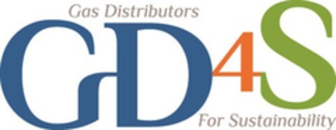 GAS DISTRIBUTORS GD4S FOR SUSTAINABILITY Logo (EUIPO, 22.05.2017)