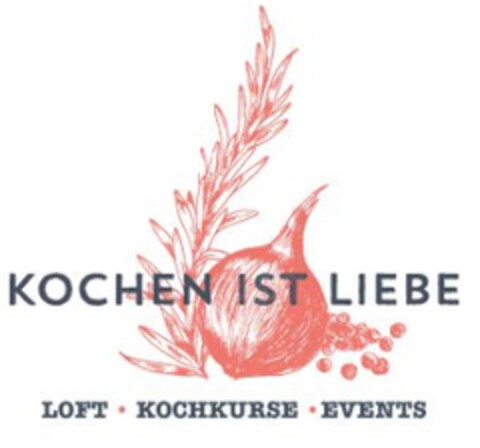 KOCHEN IST LIEBE LOFT KOCHKURSE EVENTS Logo (EUIPO, 05.12.2017)