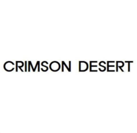 CRIMSON DESERT Logo (EUIPO, 09/11/2018)