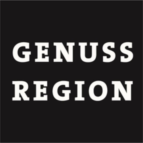 GENUSS REGION Logo (EUIPO, 17.01.2020)