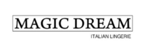 Magic Dream Italian lingerie Logo (EUIPO, 02/13/2020)