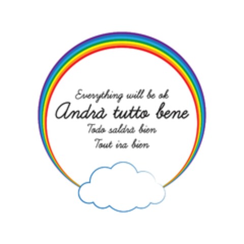 EVERYTHING WILL BE OK ANDRA' TUTTO BENE TODO SALDRA' BIEN TOUT IRA BIEN Logo (EUIPO, 07.05.2020)