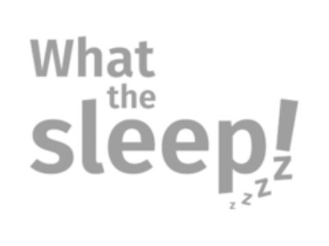 WHAT THE SLEEP ZZZZ Logo (EUIPO, 03.12.2020)