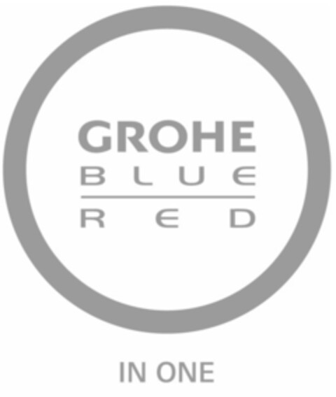 GROHE BLUE RED IN ONE Logo (EUIPO, 09.12.2021)