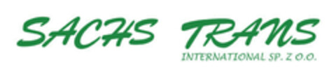 Sachs Trans International Sp. z o.o. Logo (EUIPO, 22.12.2021)