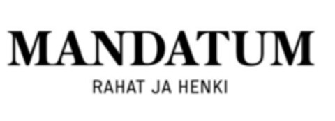 MANDATUM RAHAT JA HENKI Logo (EUIPO, 22.12.2021)
