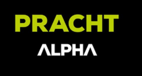 PRACHT ALPHA Logo (EUIPO, 06.07.2022)