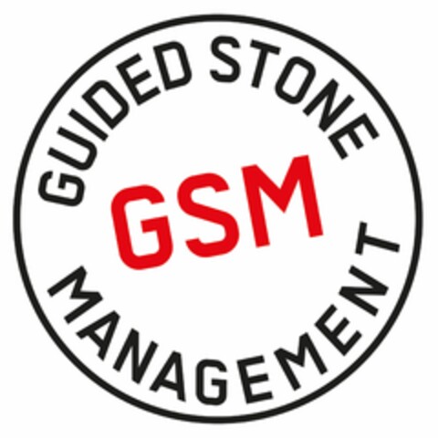 GSM GUIDED STONE MANAGEMENT Logo (EUIPO, 05.08.2022)