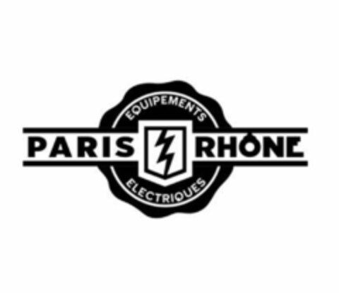 PARIS RHÔNE EQUIPEMENTS ELECTRIQUES Logo (EUIPO, 01/13/2023)