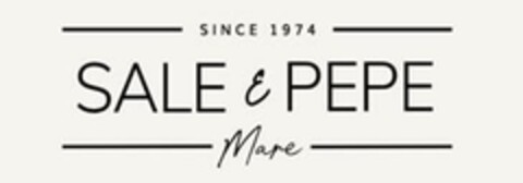 SINCE 1974 SALE & PEPE Mare Logo (EUIPO, 07.02.2025)