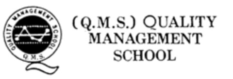 (Q.M.S.) QUALITY MANAGEMENT SCHOOL Logo (EUIPO, 01.04.1996)