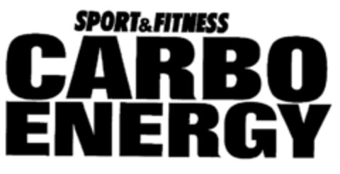 SPORT&FITNESS CARBO ENERGY Logo (EUIPO, 14.05.1996)