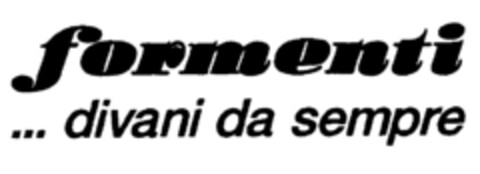 formenti...divani da sempre Logo (EUIPO, 10/04/2000)