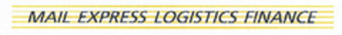 MAIL EXPRESS LOGISTICS FINANCE Logo (EUIPO, 09.04.2001)