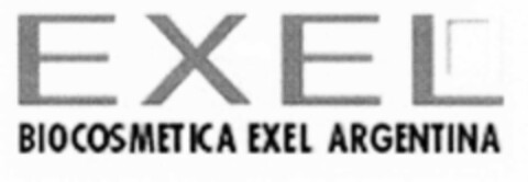 EXEL BIOCOSMETICA EXEL ARGENTINA Logo (EUIPO, 25.09.2002)