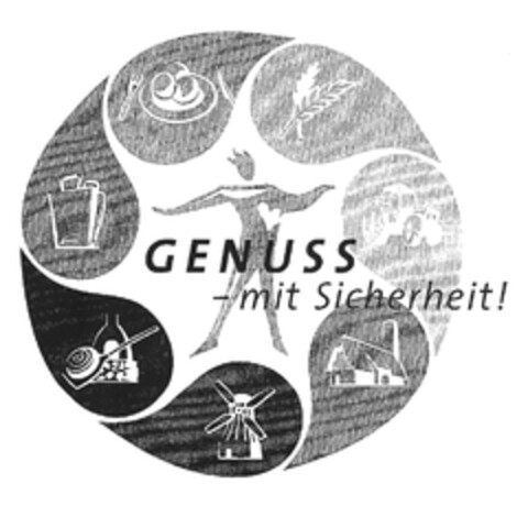 GENUSS - mit Sicherheit! Logo (EUIPO, 30.10.2002)