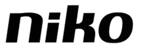 niko Logo (EUIPO, 08/21/2006)