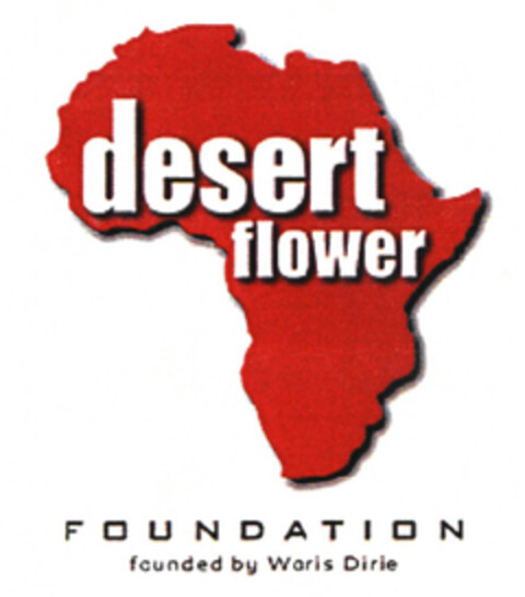 desert flower FOUNDATION founded by Waris Dirie Logo (EUIPO, 18.04.2011)