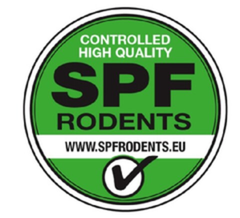 CONTROLLED HIGH QUALITY SPF RODENTS WWW.SPFRODENTS.EU Logo (EUIPO, 06.07.2011)