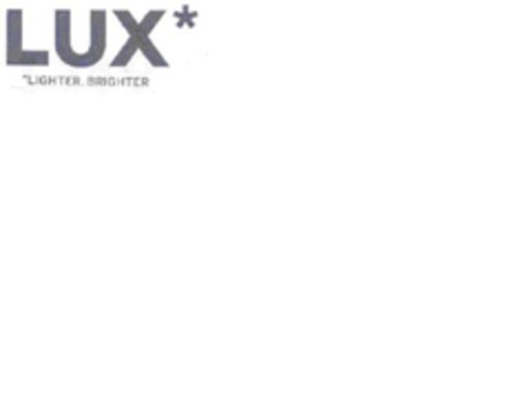 LUX**LIGHTER.BRIGHTER Logo (EUIPO, 09/13/2011)