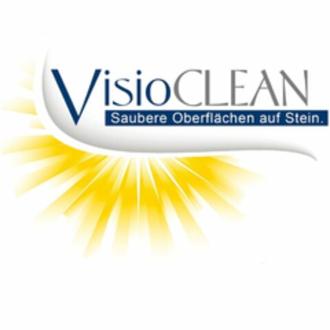 VisioCLEAN Saubere Oberflächen auf Stein Logo (EUIPO, 17.11.2015)