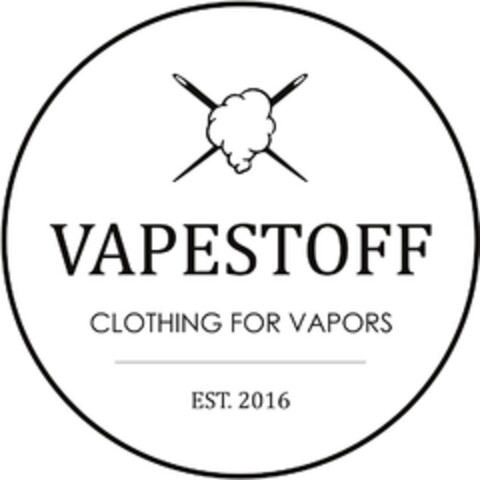 VAPESTOFF CLOTHING FOR VAPORS Logo (EUIPO, 21.03.2017)