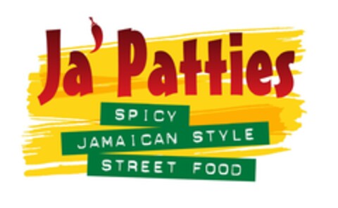 Ja'Patties SPICY JAMAICAN STYLE STREET FOOD Logo (EUIPO, 08/02/2017)