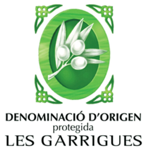 DENOMINACIO D'ORIGEN PROTEGIDA LES GARRIGUES Logo (EUIPO, 27.03.2018)