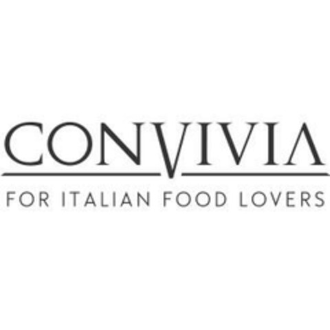 CONVIVIA FOR ITALIAN FOOD LOVERS Logo (EUIPO, 13.09.2022)