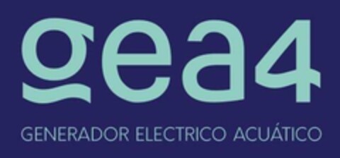 gea4 GENERADOR ELECTRICO ACUÁTICO Logo (EUIPO, 17.05.2023)