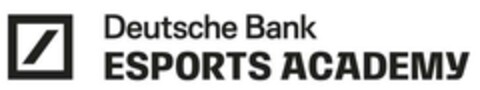 Deutsche Bank ESPORTS ACADEMY Logo (EUIPO, 29.06.2023)