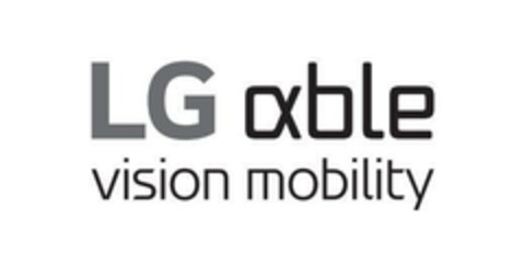 LG αble vision mobility Logo (EUIPO, 20.11.2023)