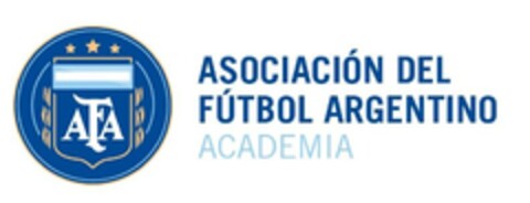 AFA ASOCIACIÓN DEL FÚTBOL ARGENTINO ACADEMIA Logo (EUIPO, 05.06.2024)