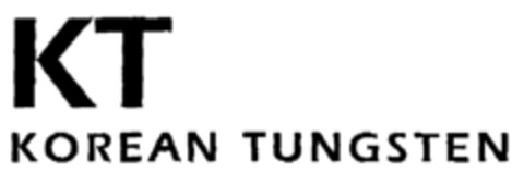 KT KOREAN TUNGSTEN Logo (EUIPO, 02.12.1998)