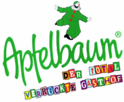 Apfelbaum DER TOTAL VERRÜCKTE GASTHOF Logo (EUIPO, 02/15/2000)