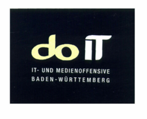 do IT IT- UND MEDIENOFFENSIVE BADEN-WÜRTTEMBERG Logo (EUIPO, 07.03.2002)