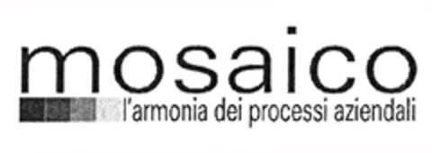 mosaico l'armonia dei processi aziendali Logo (EUIPO, 03/21/2003)