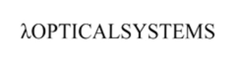 OPTICALSYSTEMS Logo (EUIPO, 10.12.2003)