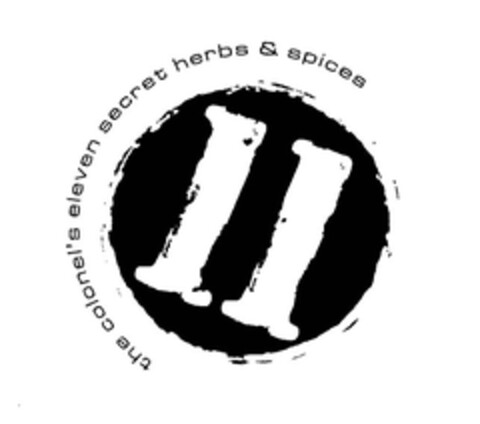 11 the colonel´s eleven secret herbs and spices Logo (EUIPO, 04/22/2005)