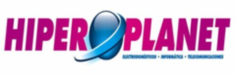 HIPER PLANET ELECTRODOMÉSTICOS - INFORMÁTICA - TELECOMUNICACIONES Logo (EUIPO, 28.07.2006)