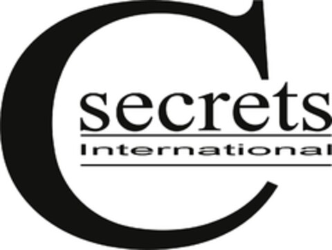 C Secrets International Logo (EUIPO, 08/27/2009)