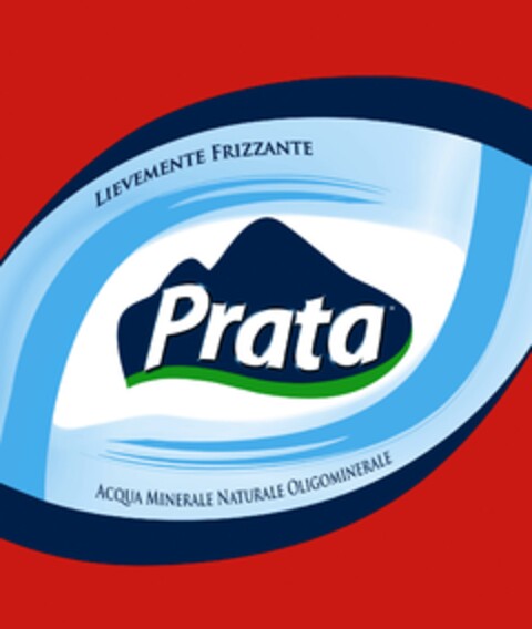 PRATA ACQUA MINERALE NATURALE OLIGOMINERALE LIEVEMENTE FRIZZANTE Logo (EUIPO, 17.11.2009)