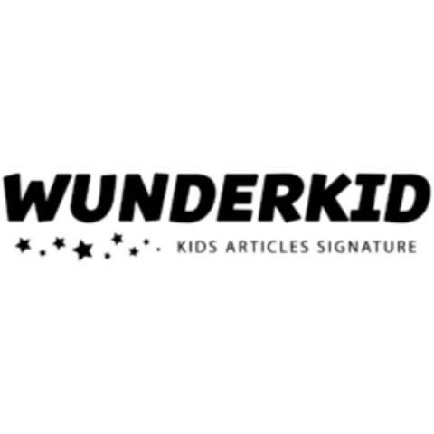 WUNDERKID KIDS ARTICLES SIGNATURE Logo (EUIPO, 01.06.2016)