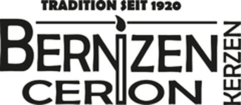 TRADITION SEIT 1920 BERNZEN CERION KERZEN Logo (EUIPO, 14.06.2016)